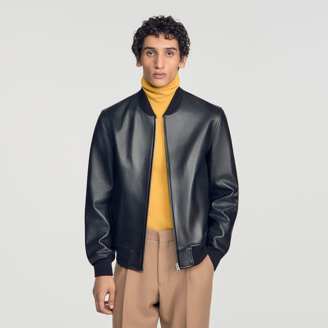 Leather jacket - Men | Sandro