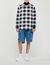 Quilted checked jacket