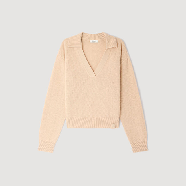 Polo-neck jumper