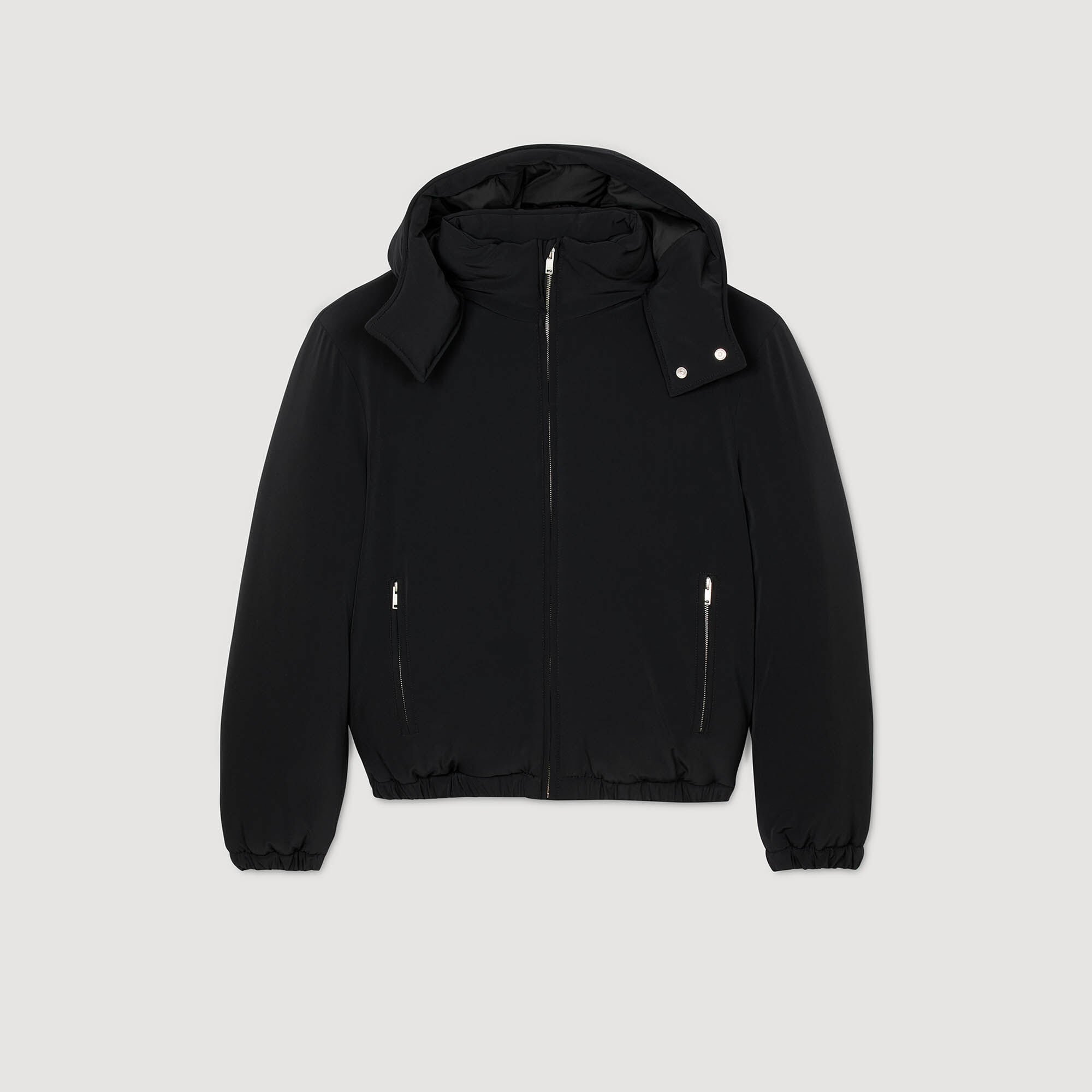 Puffer jacket with hood