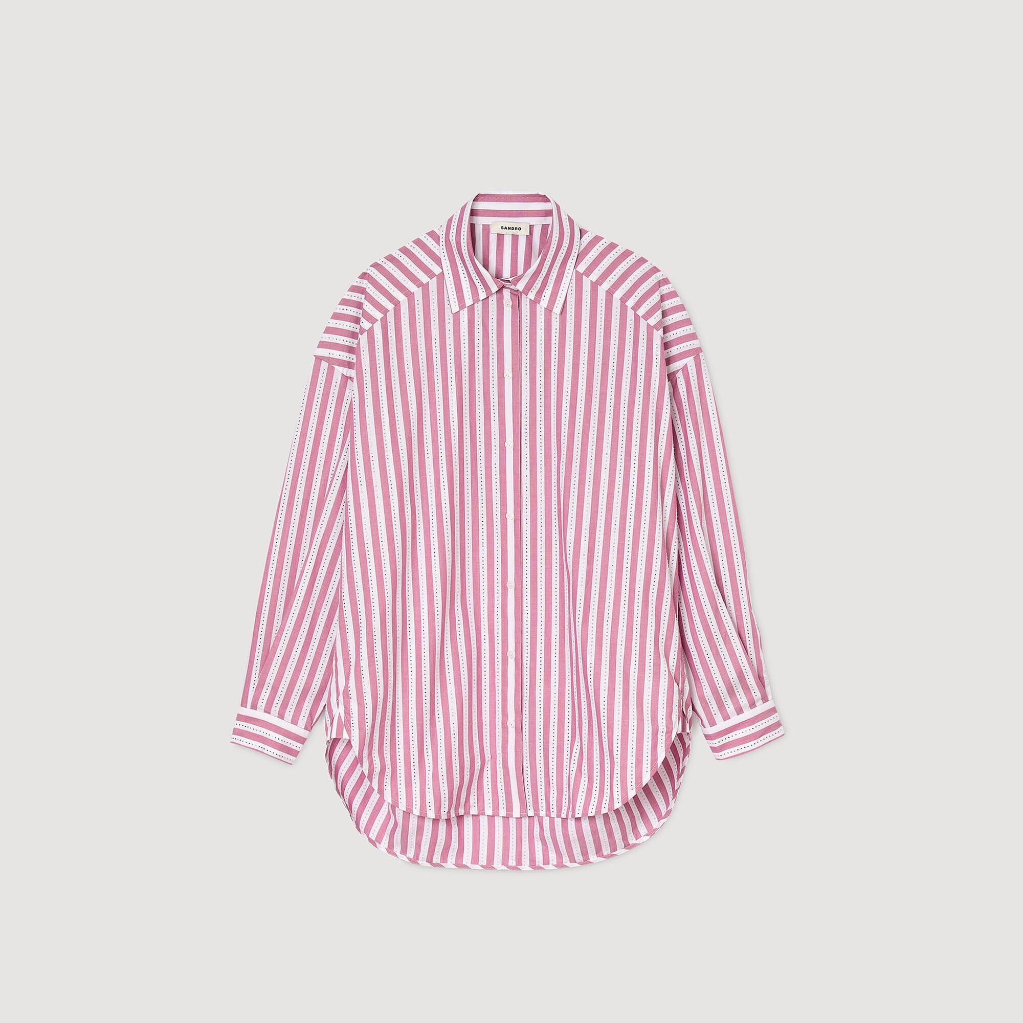Striped rhinestone shirt