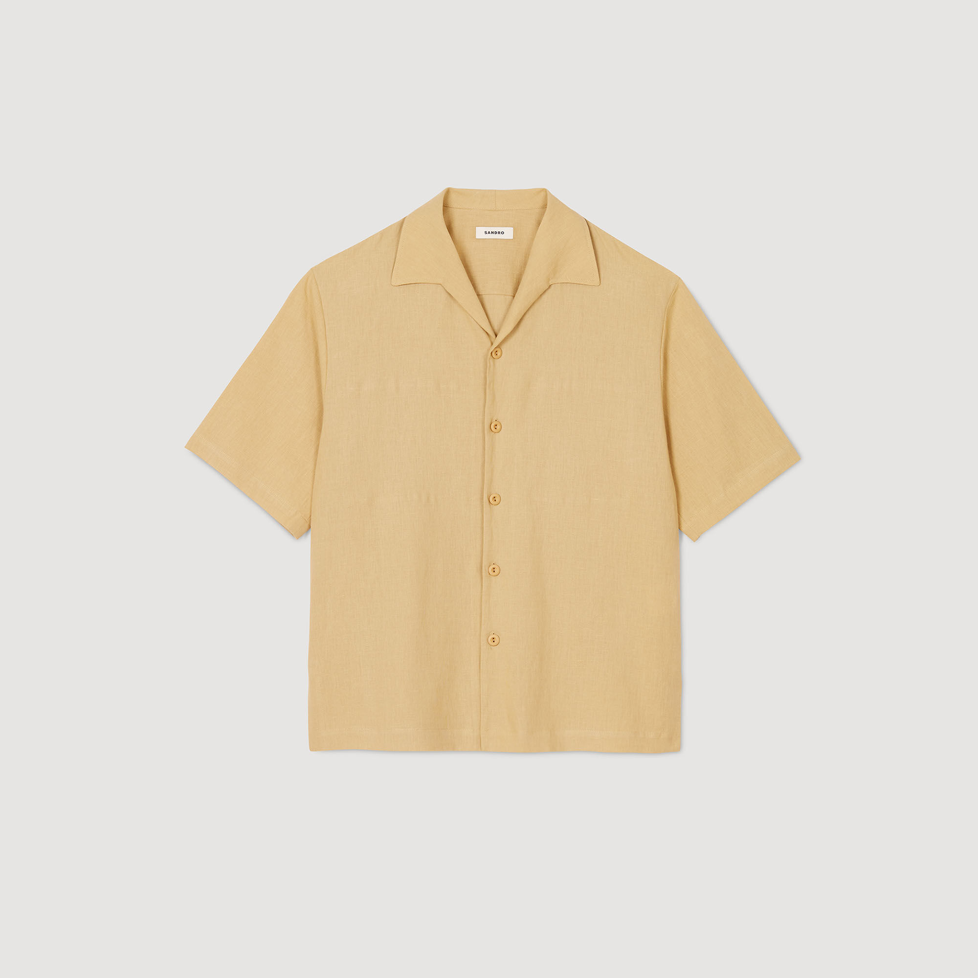 Cotton and linen shirt