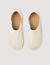 Grained leather slippers