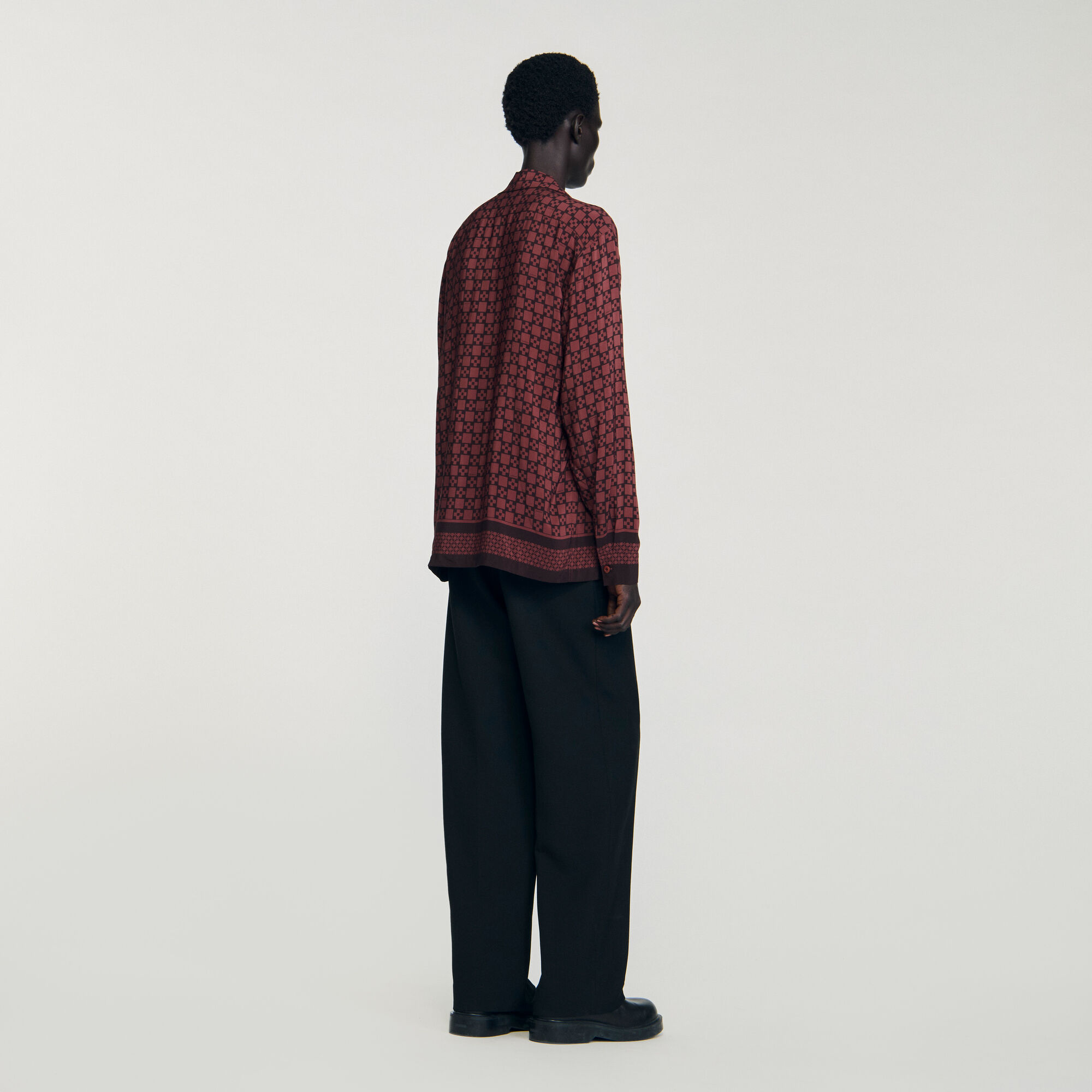 Printed loose-fit shirt
