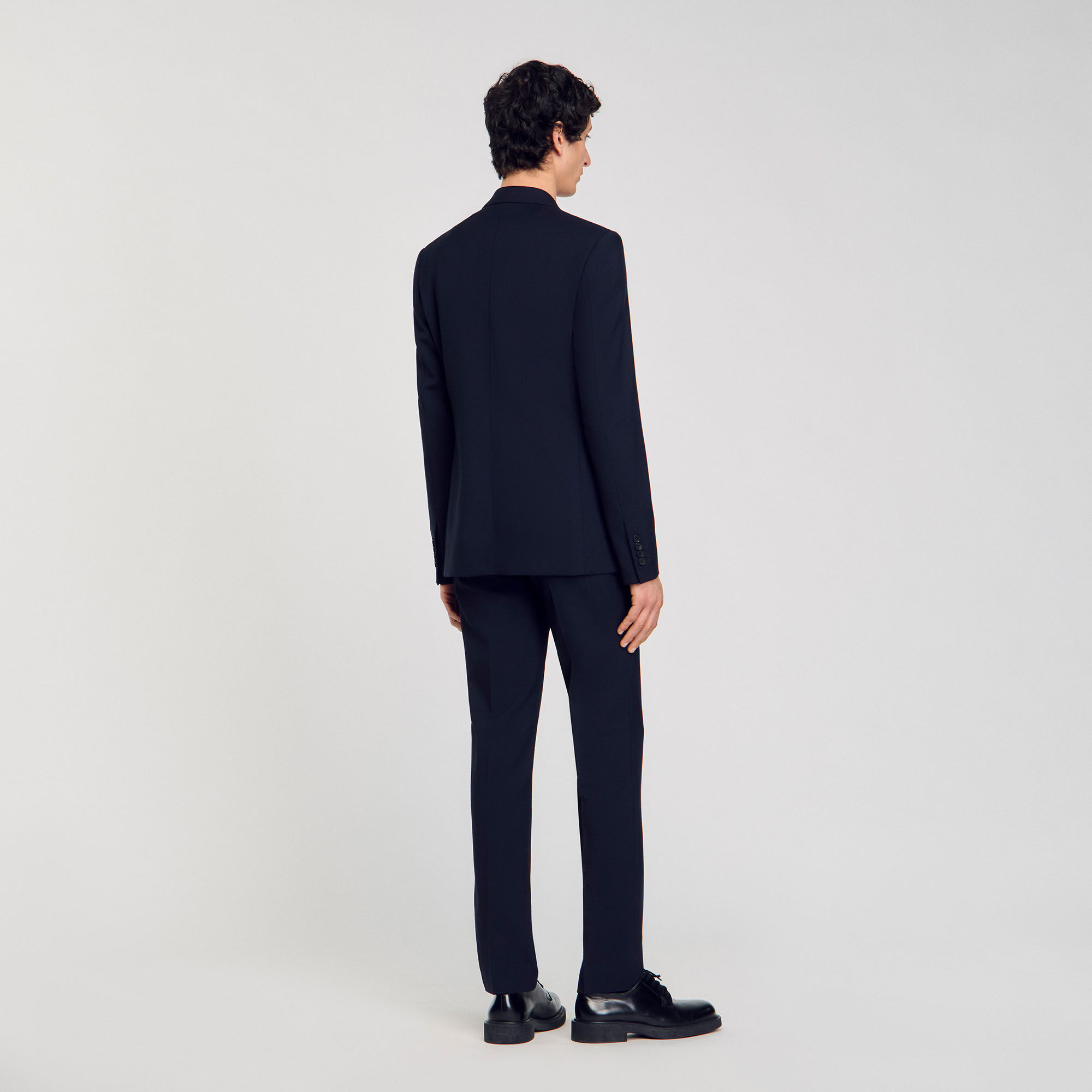 Double-breasted suit jacket