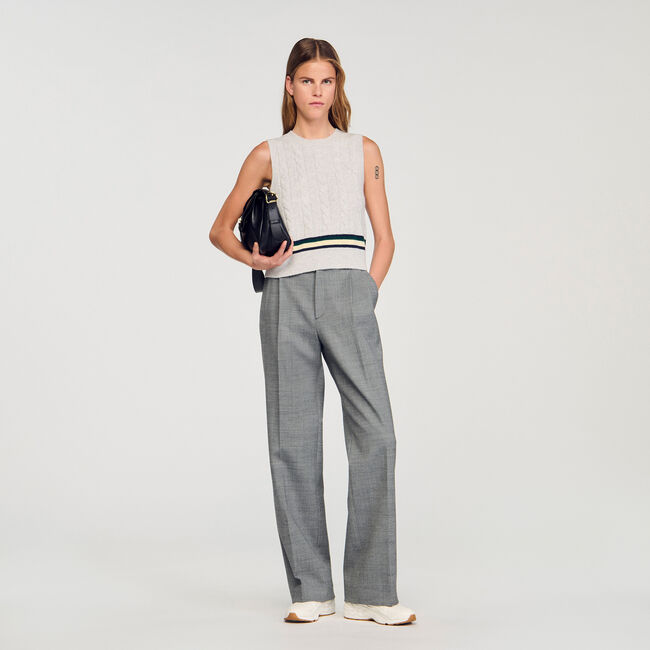 Straight-leg trousers