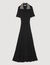 Knit maxi dress with studs