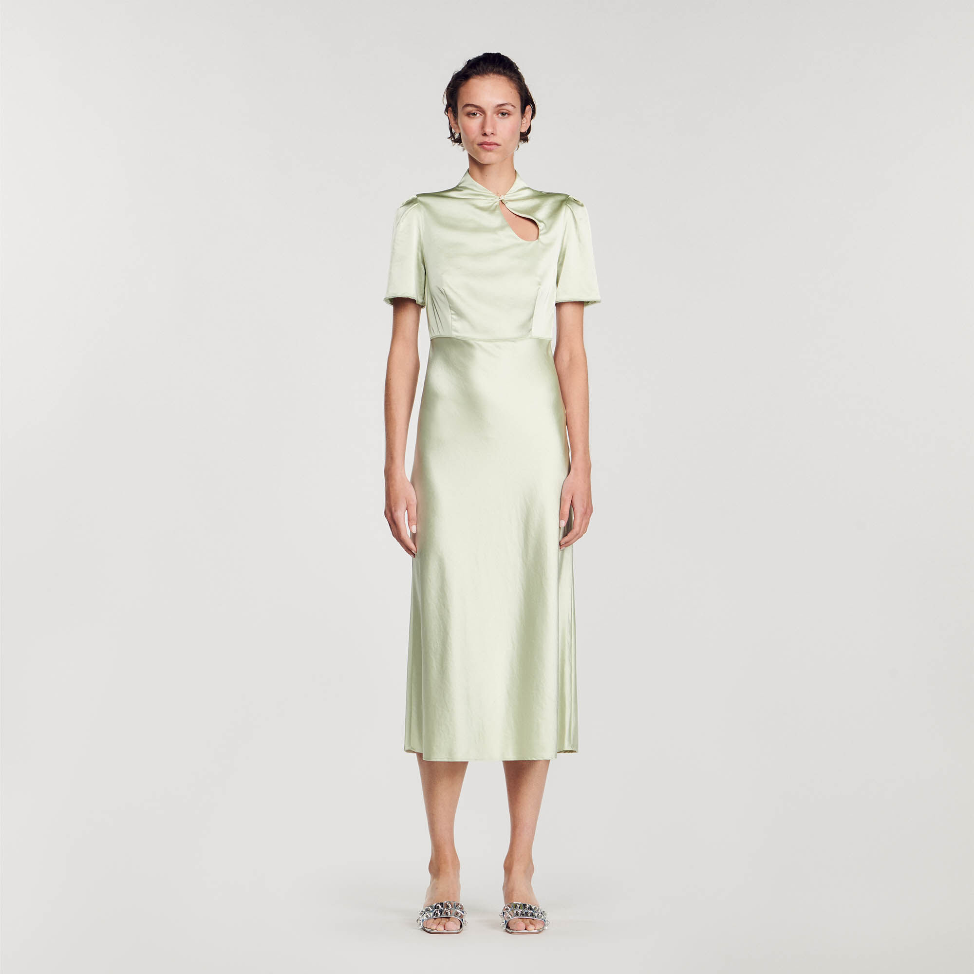 Sandro dress green clearance