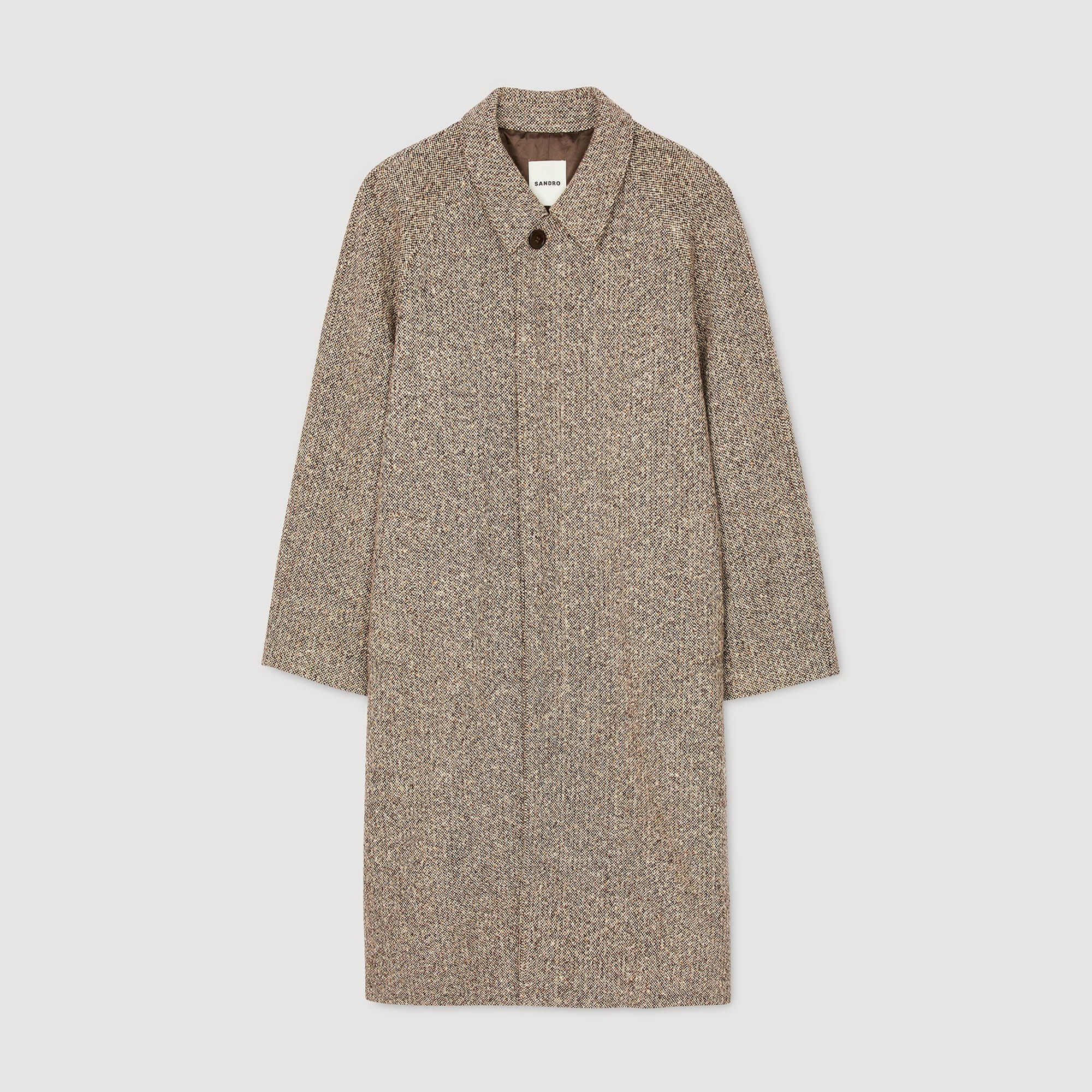 Oversized wool coat