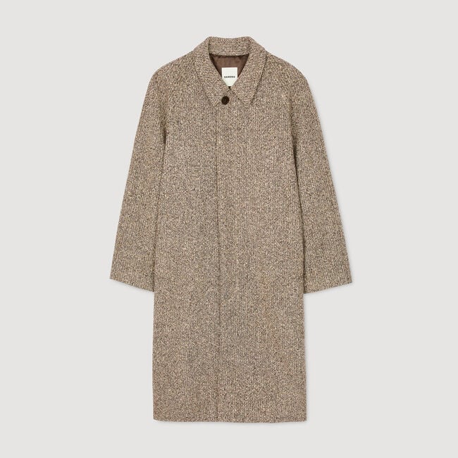 Oversized wool coat