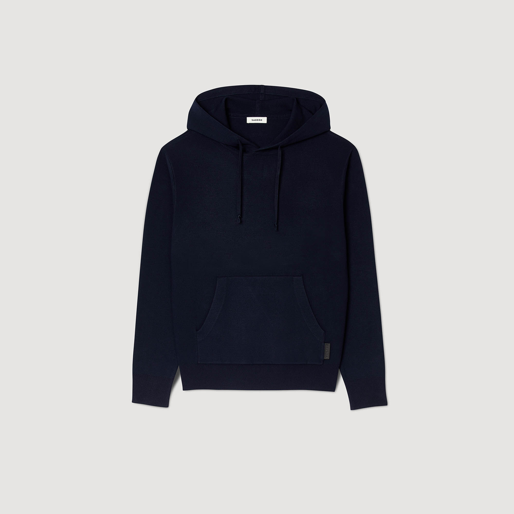 Knit hoodie
