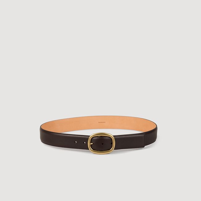 Leather belt