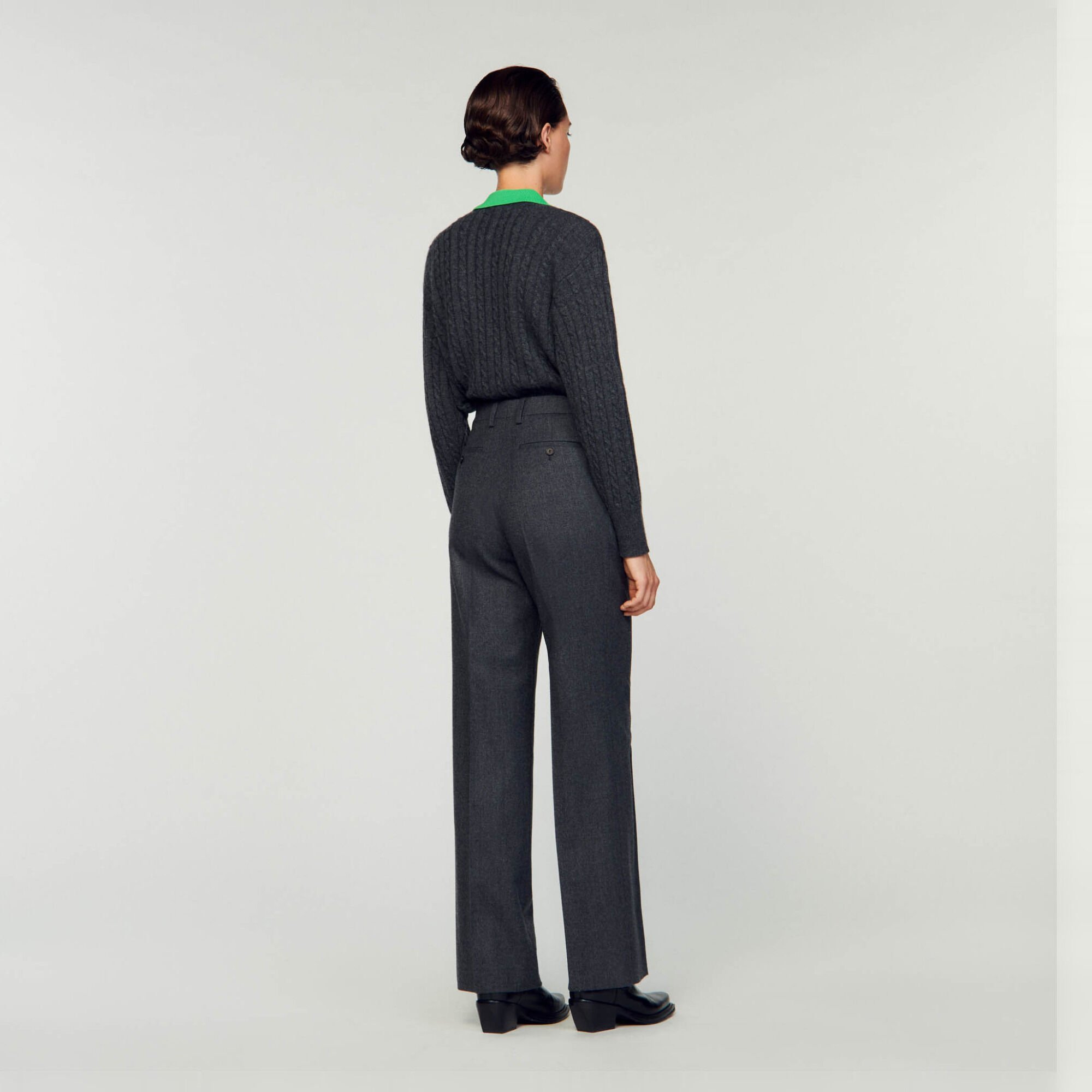 Straight-leg trousers