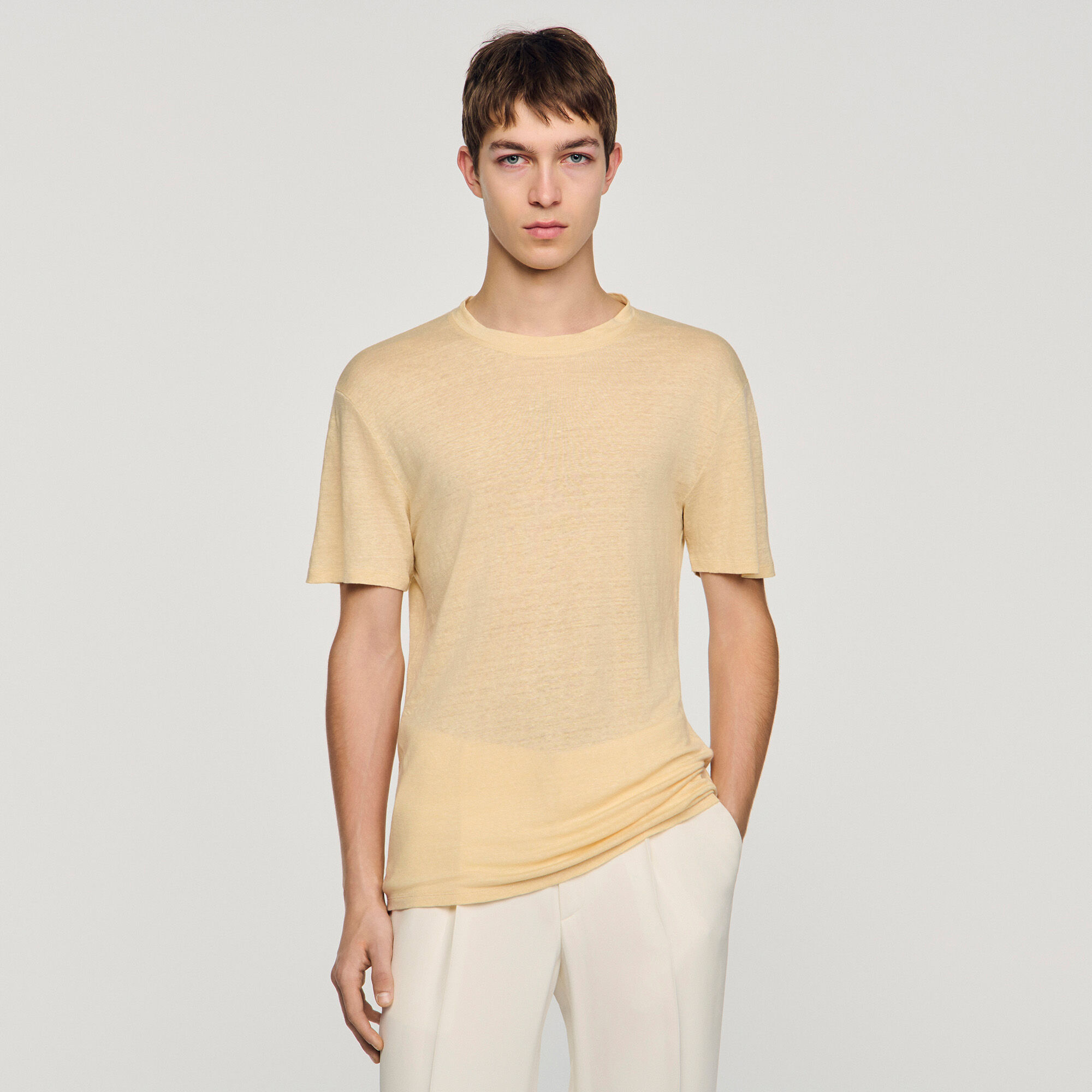 Certified linen T-shirt