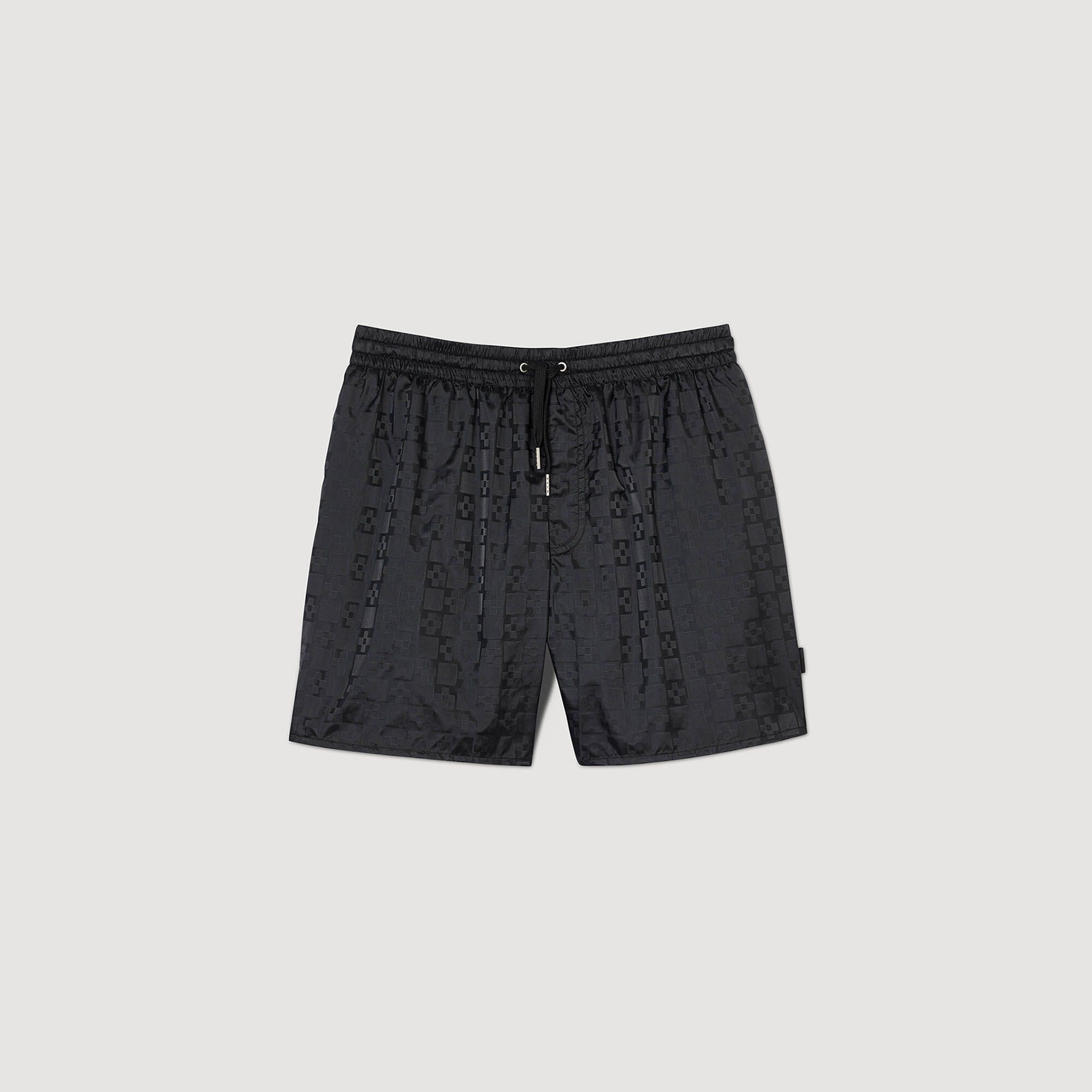 Square cross swim shorts