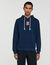 Leather patch sweatshirt