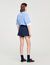 Tailored pleated shorts