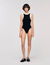 Two-tone knit bodysuit