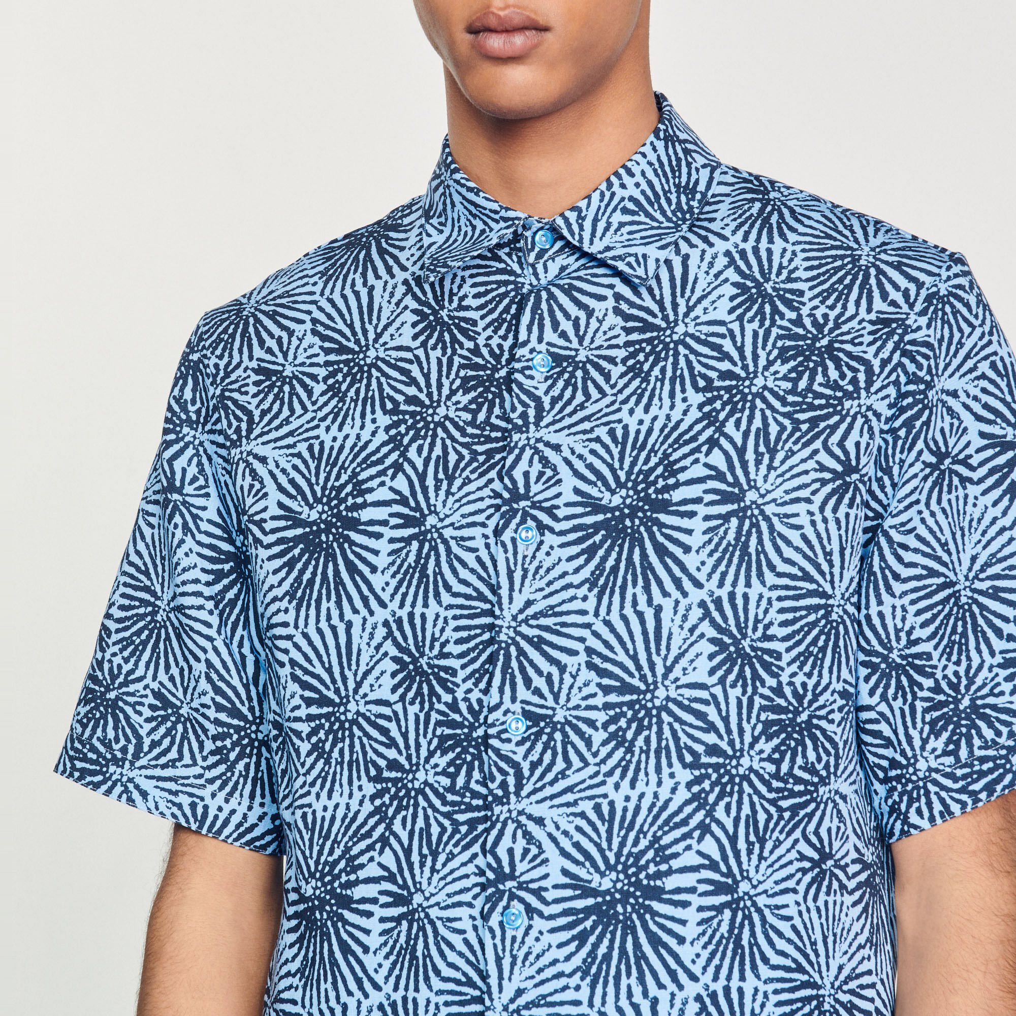 Oversized printed shirt