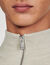 Wool jumper with zip collar