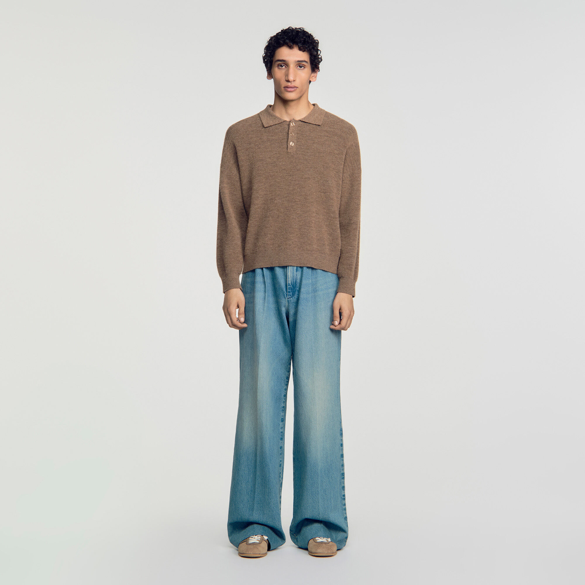 Alpaca polo shirt - Mixte | Sandro