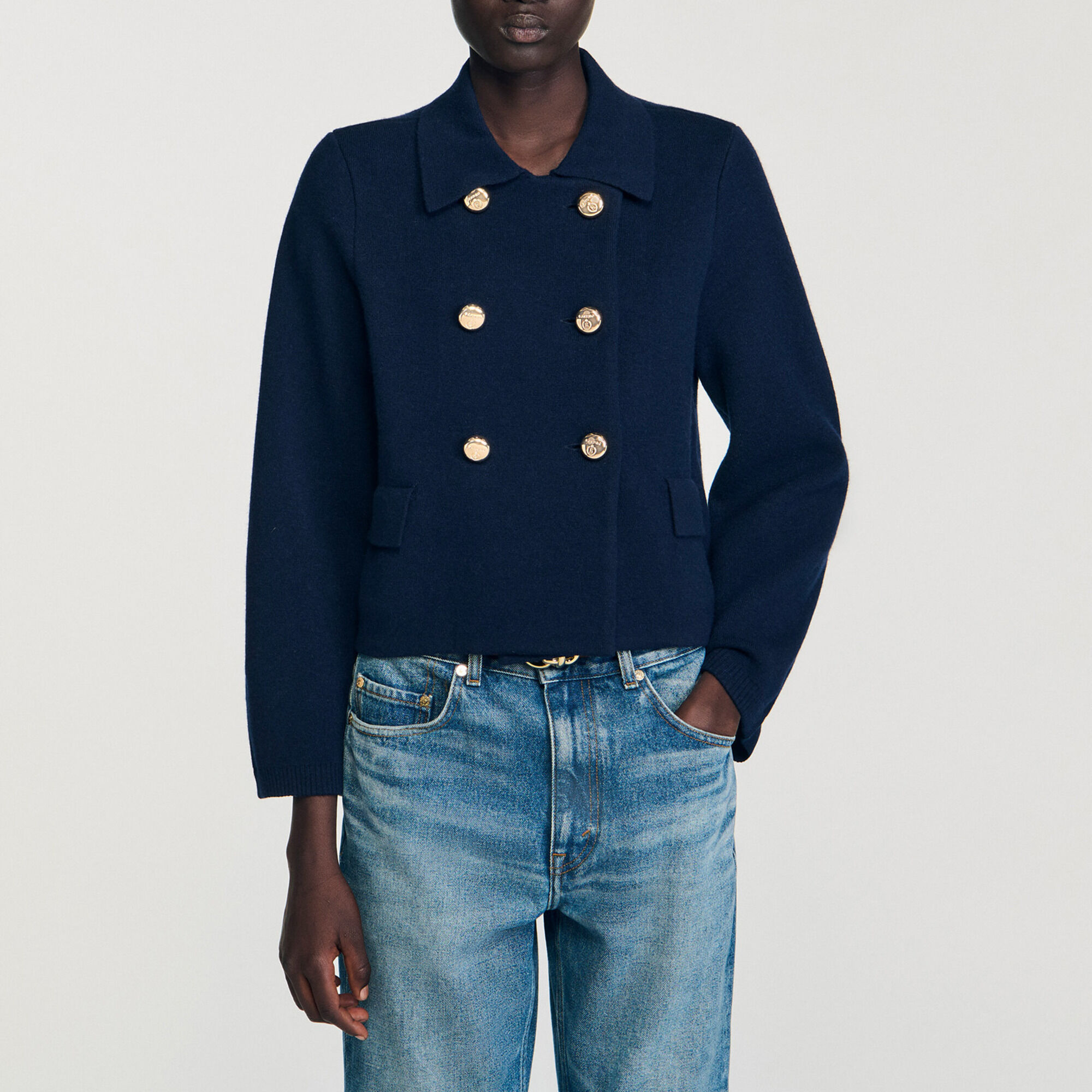 Double-breasted cardigan - Women | Sandro