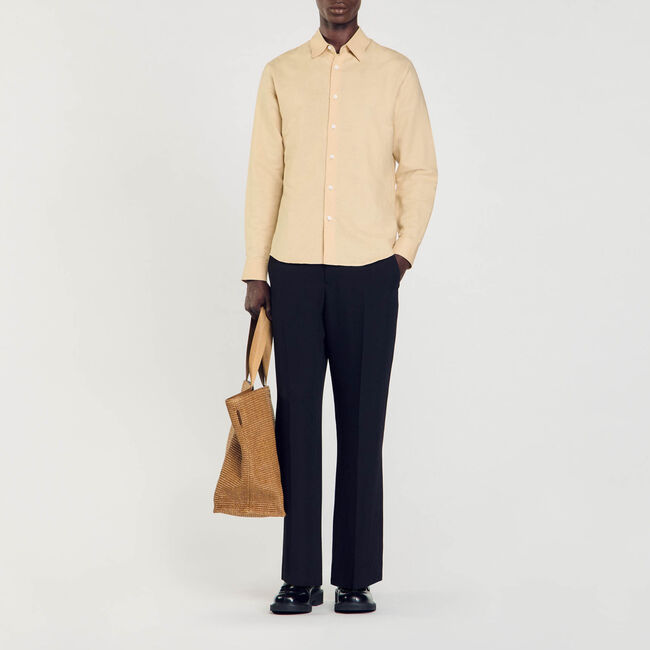 Cotton and linen shirt 