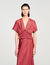 Scarf print maxi dress