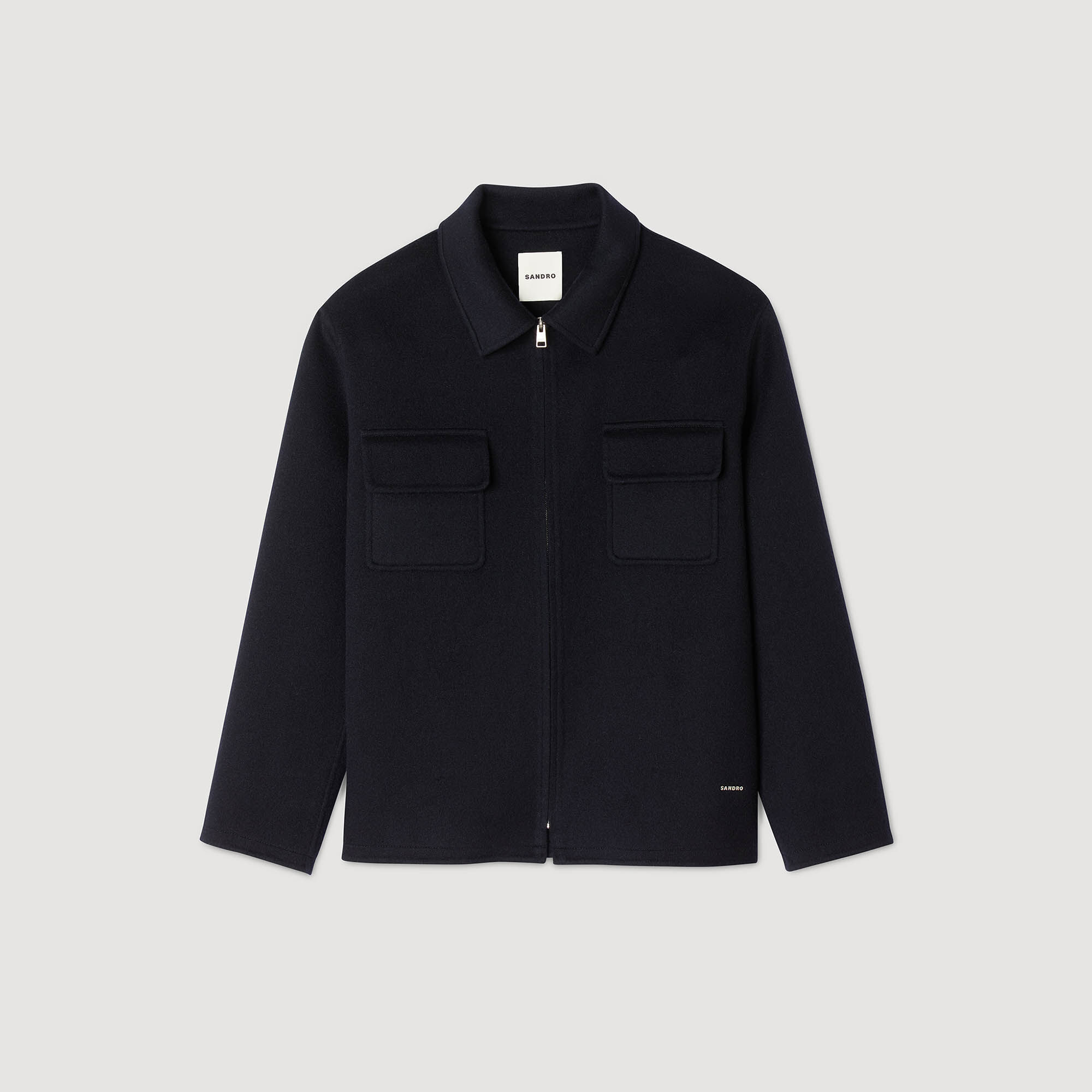 Zipped overshirt