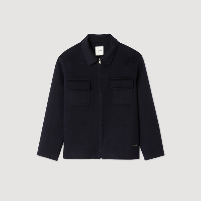 Zipped overshirt