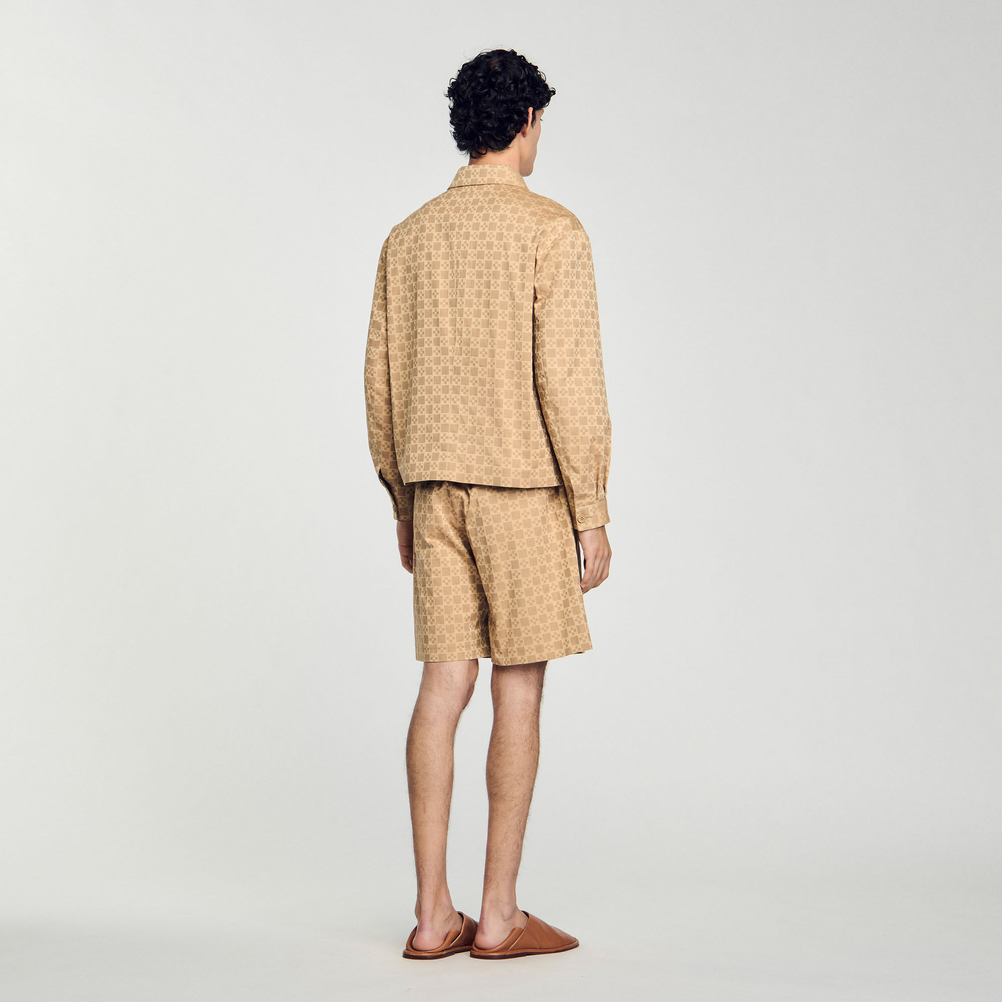 Square Cross zip-up jacket