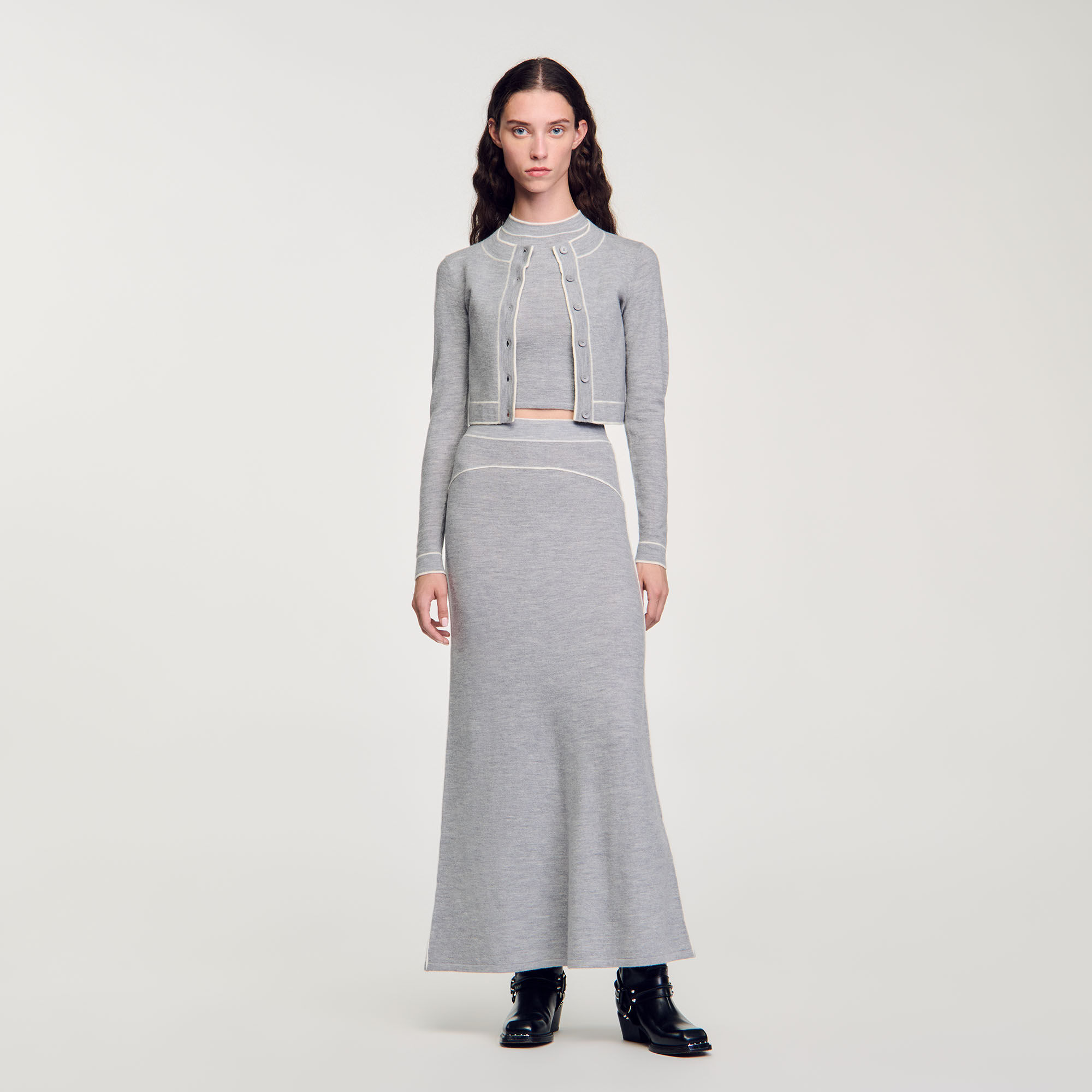 Wool skirt long hotsell