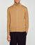 Zip-up wool cardigan