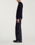 Rib knit crew neck jumper
