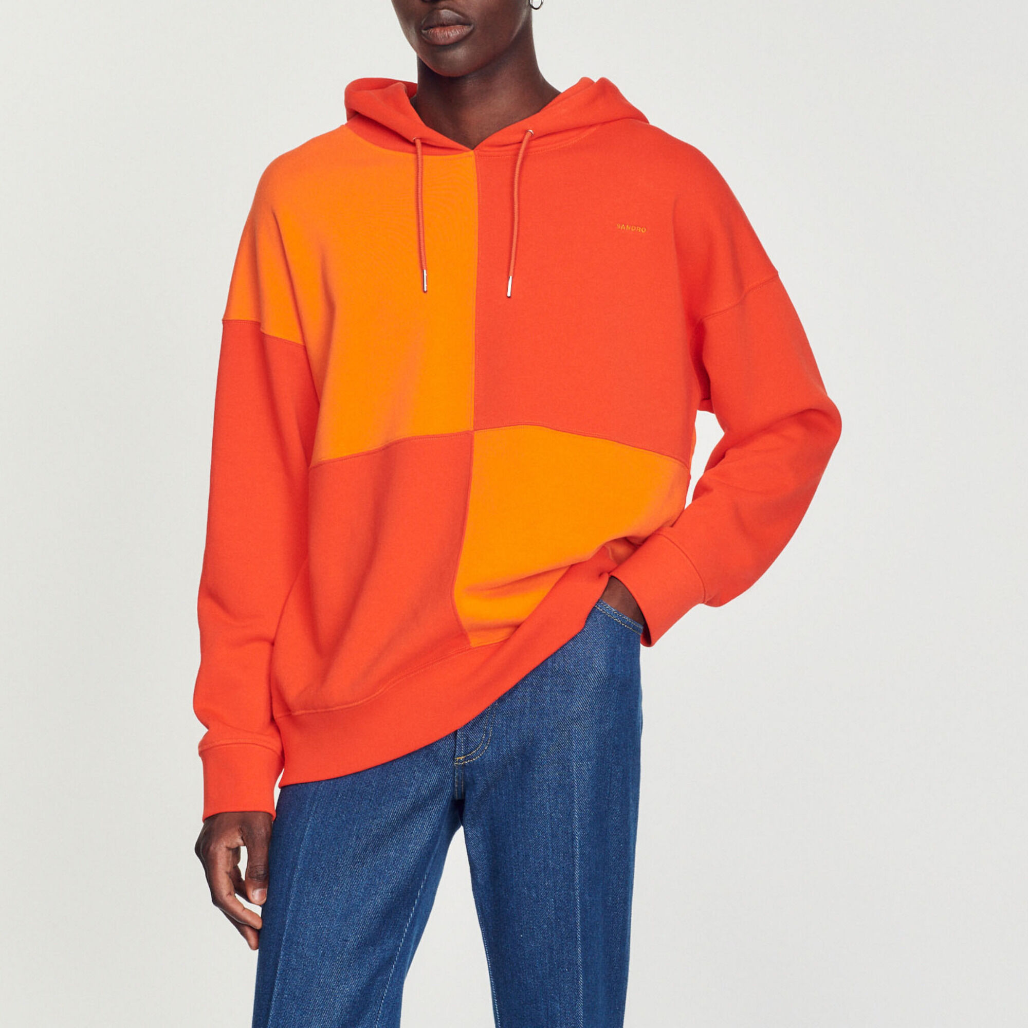 Oversized fleece hoodie