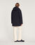 Fleece parka in technical fabric