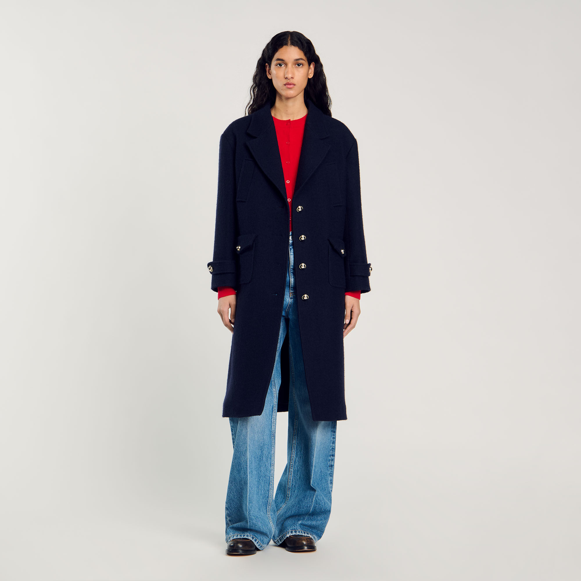 Long oversized coat