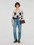 Rhinestone Argyle jumper - Women | Sandro