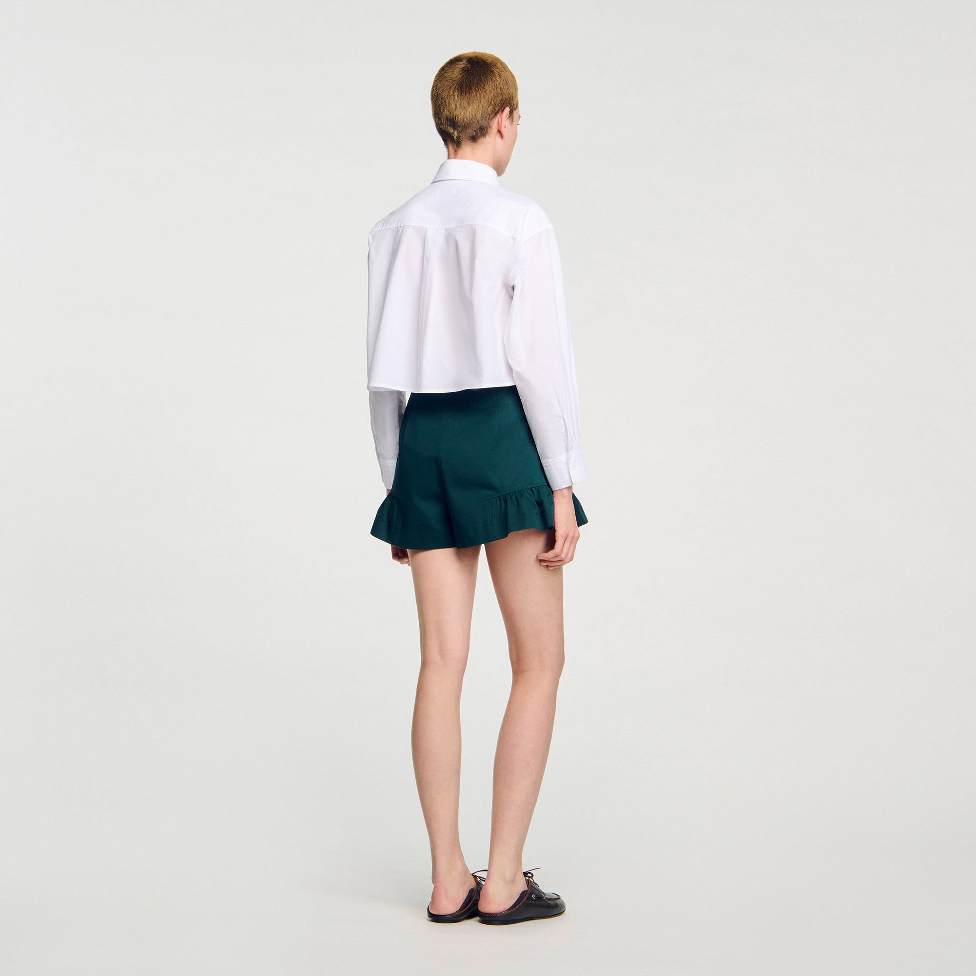 Ruffled shorts