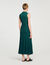 Knit dress with polo neck