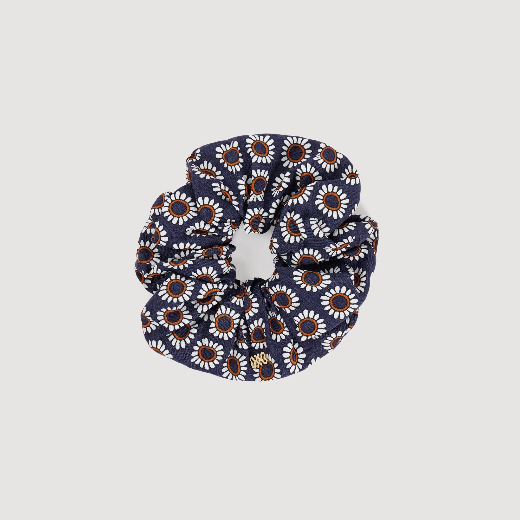 Floral scrunchie