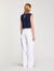 Sleeveless striped T-shirt