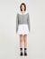 Cardigan with contrast collar