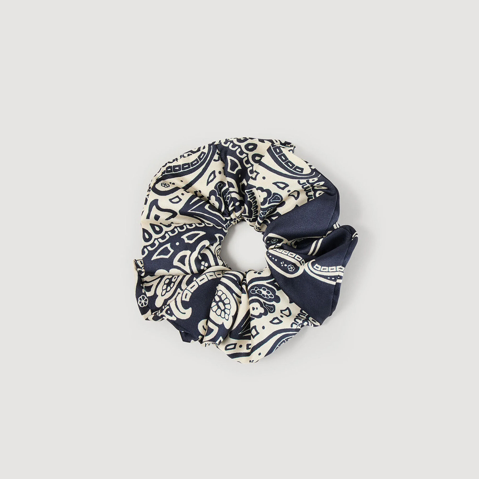 Bandana print scrunchie