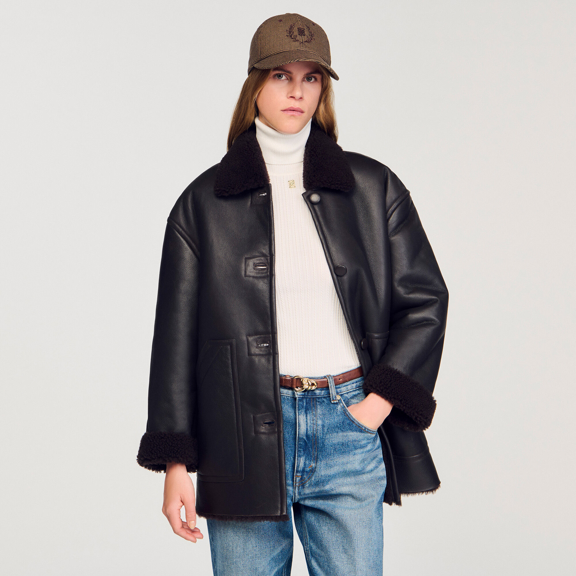 Shearling coat