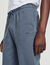 Embroidered fleece jogging bottoms