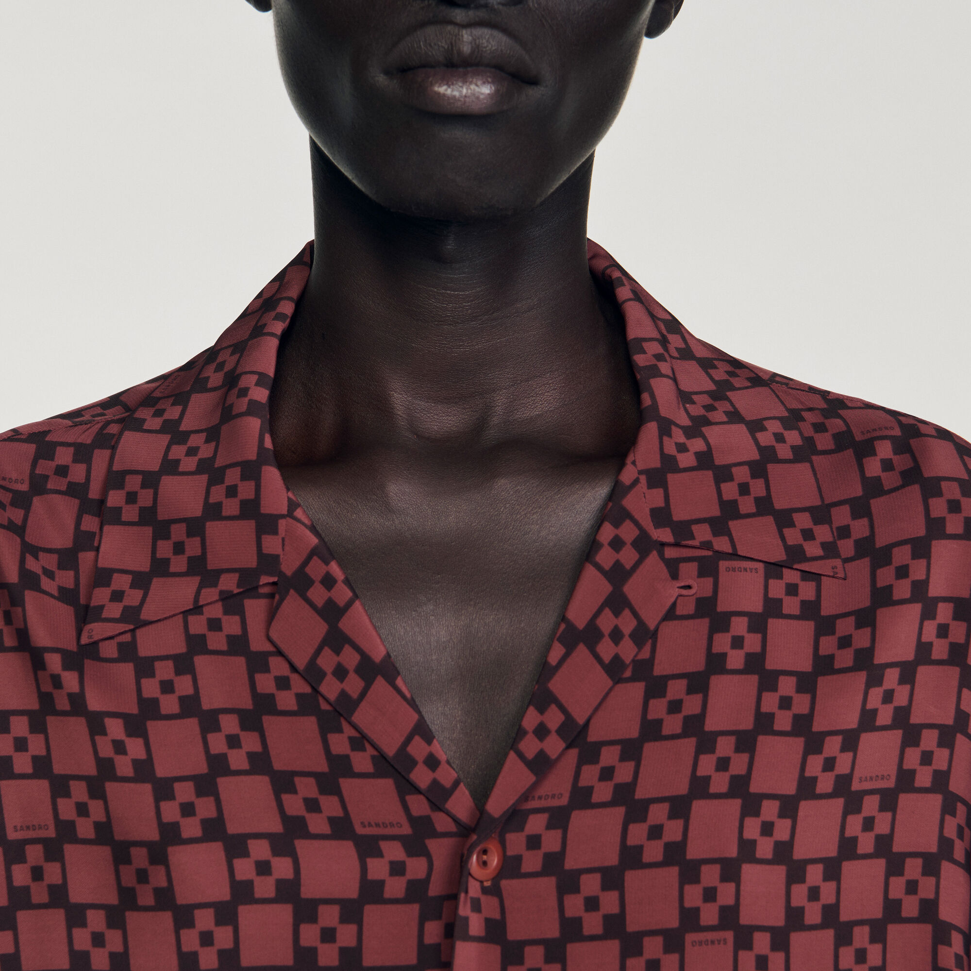 Printed loose-fit shirt