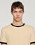 Two-tone patch T-shirt