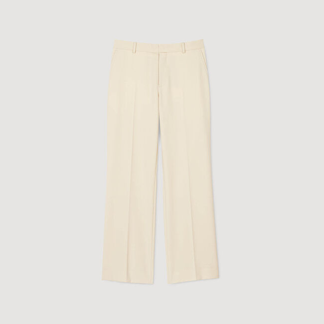 Wool suit trousers