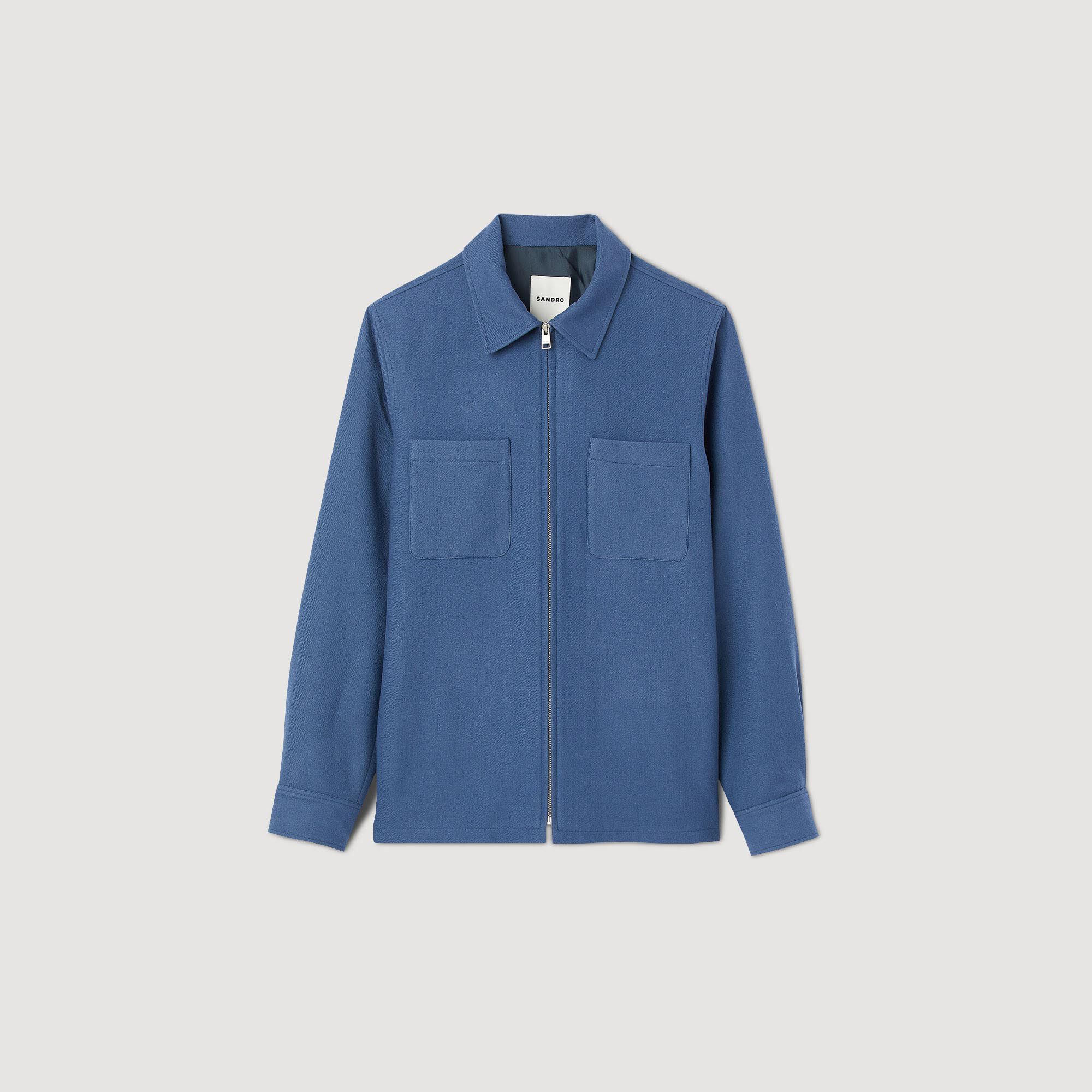 Wool overshirt